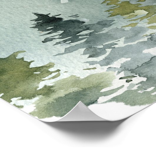 Bibelverse Gebirgsschrift Poster (Ecke)