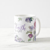 Bibelverse gehen durch Glauben, nicht aus Sicht Kaffeetasse (VorderseiteRechts)