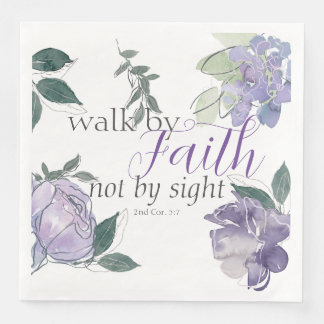 Bibelverse gehen durch Glauben, nicht aus Sicht Serviette