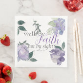 Bibelverse gehen durch Glauben, nicht aus Sicht Serviette (Beispiel)