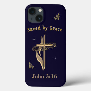 Bibelverse gerettet von Grace Case-Mate iPhone Hülle