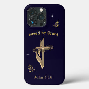 Bibelverse gerettet von Grace Case-Mate iPhone Hülle