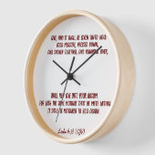 Bibelverse gibt Luke 6:38 (KJV) Valentinstag Uhr (Winkel)