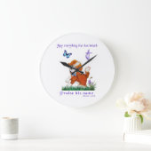 Bibelverse Große Wanduhr (Zuhause)