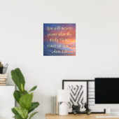Bibelverse Heilige Geist Akte 1:8 Poster (Heimbüro)