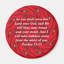 Bibelverse Heilung Bibel Zitat Exodus 23:25