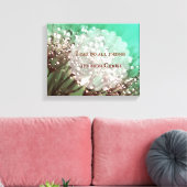 Bibelverse: Ich kann alles durch Christus tun Leinwanddruck (Insitu (Wohnzimmer))