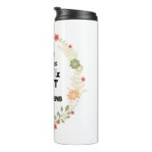 Bibelverse: Ich kann alles durch Christus tun Thermosbecher (Nach rechts gedreht)