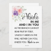 Bibelverse in mir einladung (Vorne/Hinten)