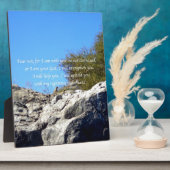 Bibelverse Inspiration Zitat Isaiah 41:10 Fotoplatte (Seite)