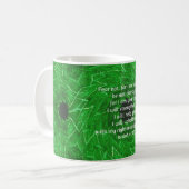 Bibelverse Inspiration Zitat Isaiah 41:10 Kaffeetasse (Vorderseite Links)