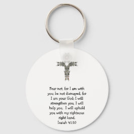 Bibelverse Inspiration Zitat Isaiah 41:10 Schlüsselanhänger