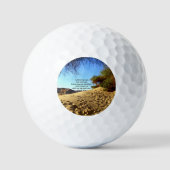 Bibelverse Inspiration Zitat Psalm 32:8 Golfball (Vorderseite)