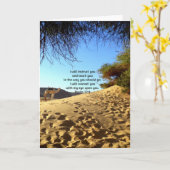 Bibelverse Inspiration Zitat Psalm 32:8 Karte (Gelbe Blume)