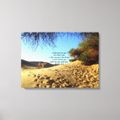 Bibelverse Inspiration Zitat Psalm 32:8 Leinwanddruck (Vorderseite)