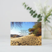 Bibelverse Inspiration Zitat Psalm 32:8 Portab Postkarte (Stehend Vorderseite)