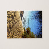 Bibelverse Inspiration Zitat Psalm 32:8 Puzzle (Horizontal)