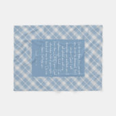 Bibelverse Isaiah 41:10, 13 Fleecedecke (Vorderseite (Horizontal))