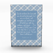 Bibelverse Isaiah 41:10, 13 Fotoblock (Vorderseite)