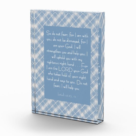 Bibelverse Isaiah 41:10, 13 Fotoblock (Rechts)