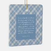 Bibelverse Isaiah 41:10, 13 Keramikornament (Rechts)