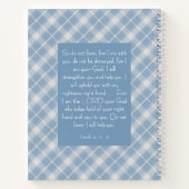 Bibelverse Isaiah 41:10, 13 Notizblock (Rückseite)