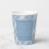 Bibelverse Isaiah 41:10, 13 Pappbecher (Rückseite)