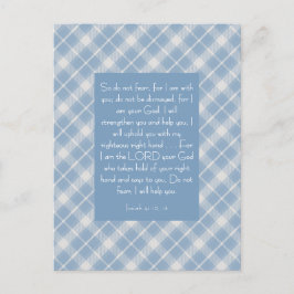 Bibelverse Isaiah 41:10, 13 Postkarte