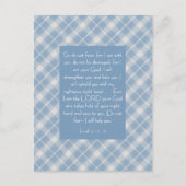 Bibelverse Isaiah 41:10, 13 Postkarte (Vorderseite)