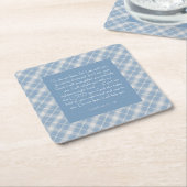 Bibelverse Isaiah 41:10, 13 Rechteckiger Pappuntersetzer (angewinkelt)