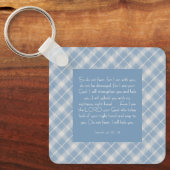 Bibelverse Isaiah 41:10, 13 Schlüsselanhänger (Vorderseite)