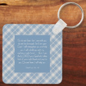 Bibelverse Isaiah 41:10, 13 Schlüsselanhänger (Rückseite)