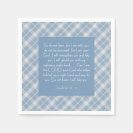 Bibelverse Isaiah 41:10, 13 Serviette