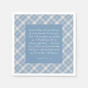 Bibelverse Isaiah 41:10, 13 Serviette