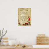 Bibelverse: Isaiah 41:10, keine Angst, Naturkunst Poster (Küche)