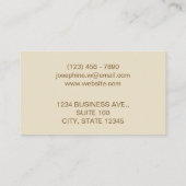 Bibelverse Jeremiah 29:11 Christlich Visitenkarte (Rückseite)