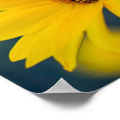 Bibelverse Jeremiah 29:11, Gelbe Wildblume Poster (Ecke)