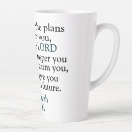 Bibelverse Jeremiah 29:11 Milchtasse