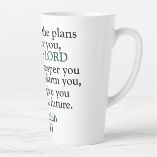 Bibelverse Jeremiah 29:11 Milchtasse
