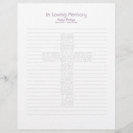 Bibelverse John14 Bestattungsbuchseite - 5