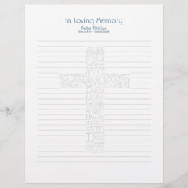 Bibelverse John14 Bestattungsbuchseite - 8