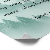 Bibelverse, John 10:10, reichlich Poster (Ecke)