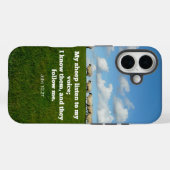 Bibelverse, John 10:27, Mein Schaf... Case-Mate iPhone Hülle (Rückseite (Horizontal))