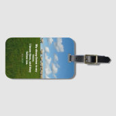 Bibelverse, John 10:27, Mein Schaf... Gepäckanhänger (Vorderseite (Horizontal))