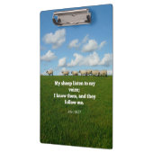 Bibelverse, John 10:27, Mein Schaf... Klemmbrett (Links)