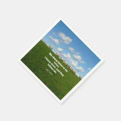 Bibelverse, John 10:27, Mein Schaf... Serviette (Ecke)