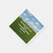 Bibelverse, John 10:27, Mein Schaf... Serviette (Ecke)