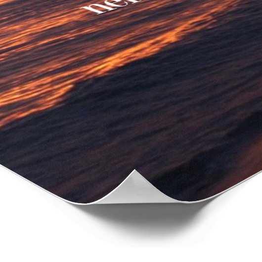 Bibelverse, John 14 27 Poster (Ecke)