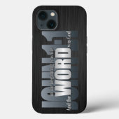 Bibelverse - John 1:1 Case-Mate iPhone Hülle (Rückseite)