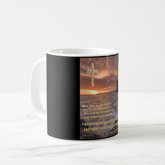 Bibelverse Kaffeetasse (Vorderseite Links)